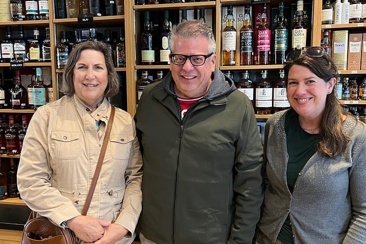 Your local, Scottish guide will show you how to taste single malt whiskies.