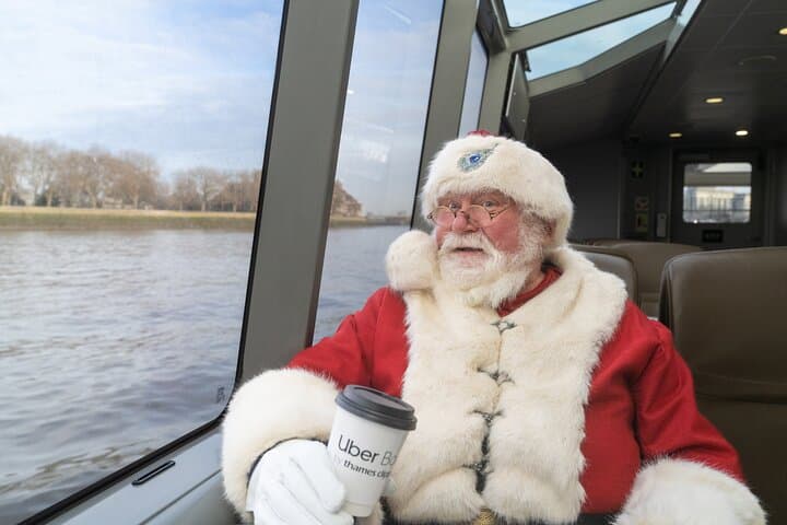 London: Christmas Lights Tour (Bus) + Hop-On Hop-Off 1-Day Boat