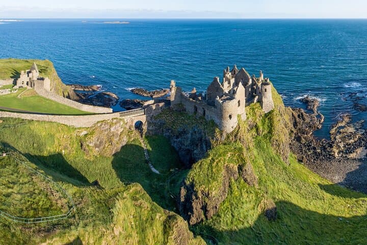 Dunluce Castle, perched on clifftops and famous as House Greyjoy's Pyke in Game of Thrones