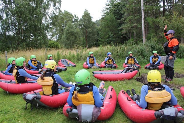 White Water Rafting and River Bugs on the River Tummel