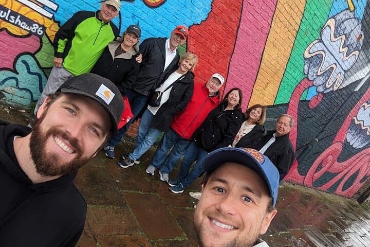 At the Ringo Starr mural with some very happy customers