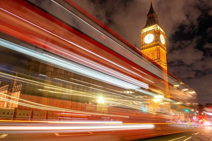 Lights of London Night Photography Tour