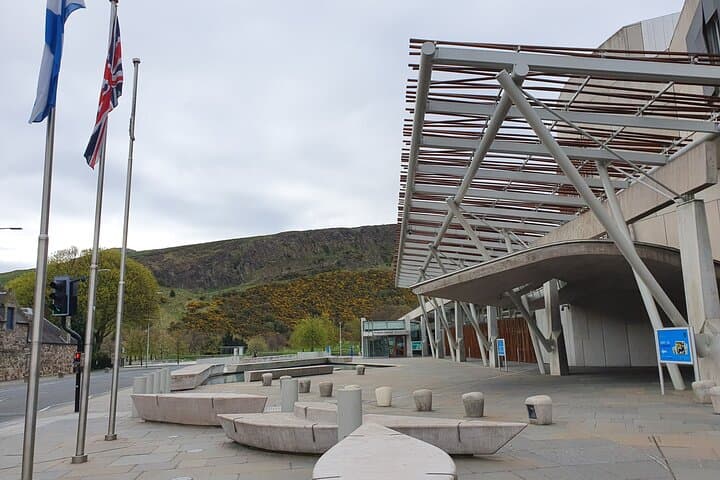The Scottish Parliament and Holyrood Park