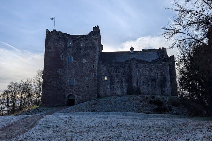 Doune Castle in the winter