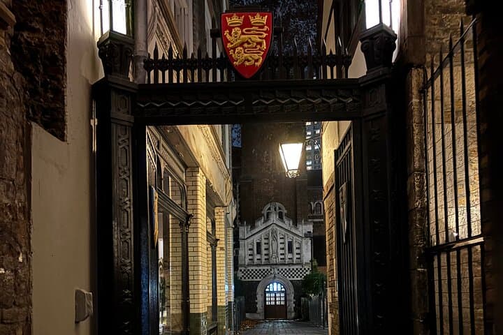 Why is one of the many ghosts that haunt this church seem limping around?