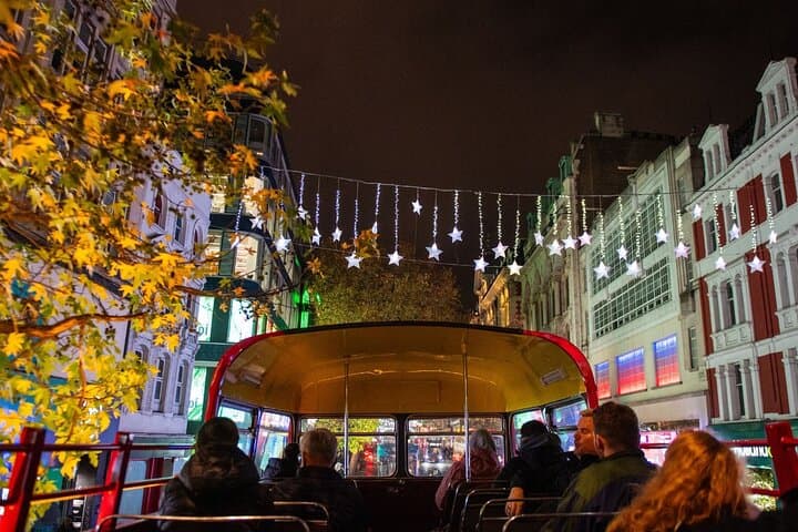 Christmas Lights Tour by Vintage Bus in London