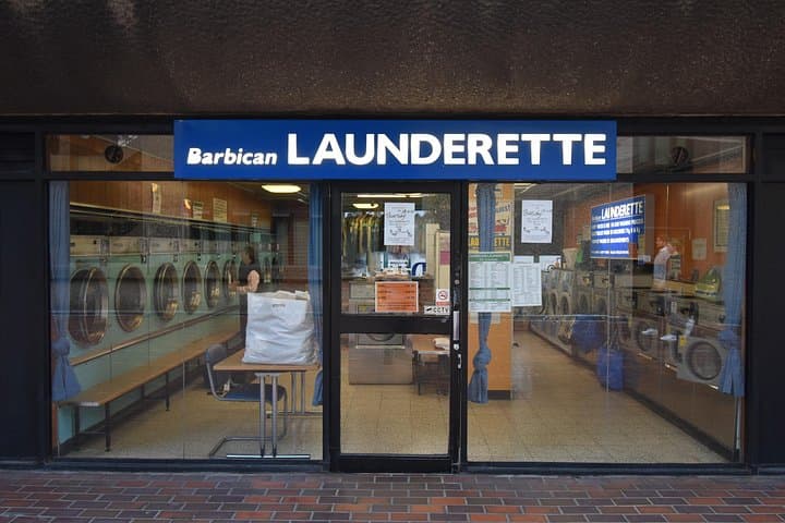The Launderette where Lamb does his washing.