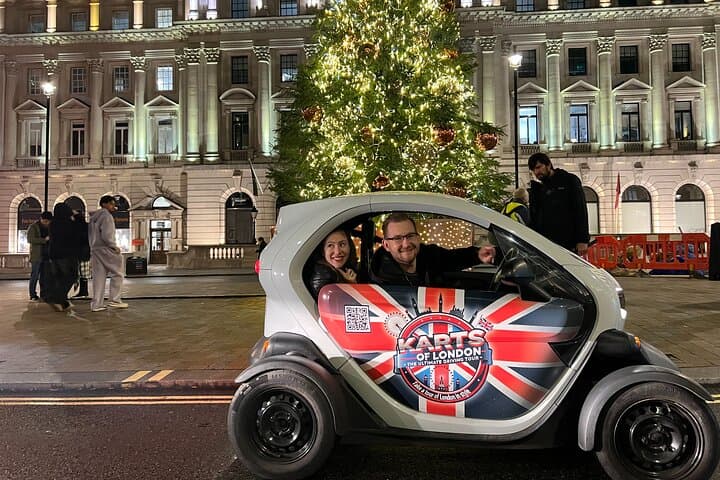 Magical London Christmas Lights Tour in Street-Legal Karts