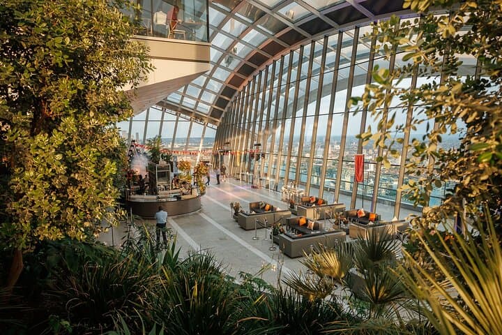 Sky Garden Access Ticket & 2 Course Breakfast at Larch Restaurant