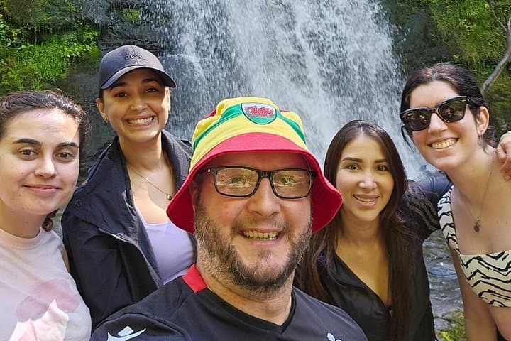 Perfect waterfall backdrop
