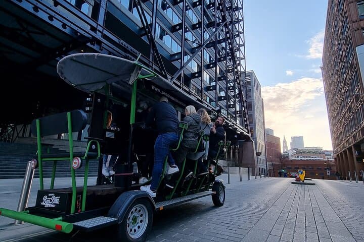 Brighton Beer Bike Drinks on Board