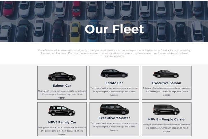 “Get In Transfer” Heathrow Airport to London Private Transfer