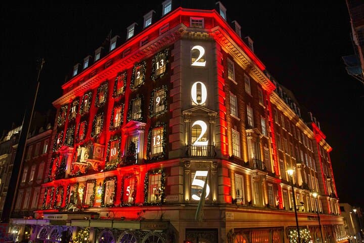London Christmas Lights Tour by Vintage Double-Decker Bus