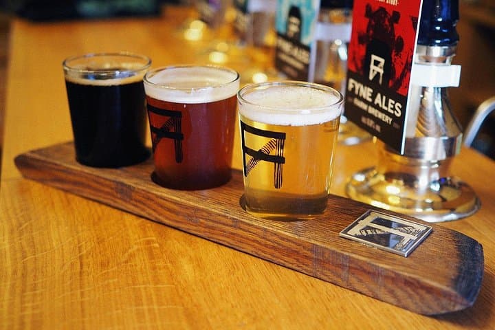 Fyne Ales Beer Flight