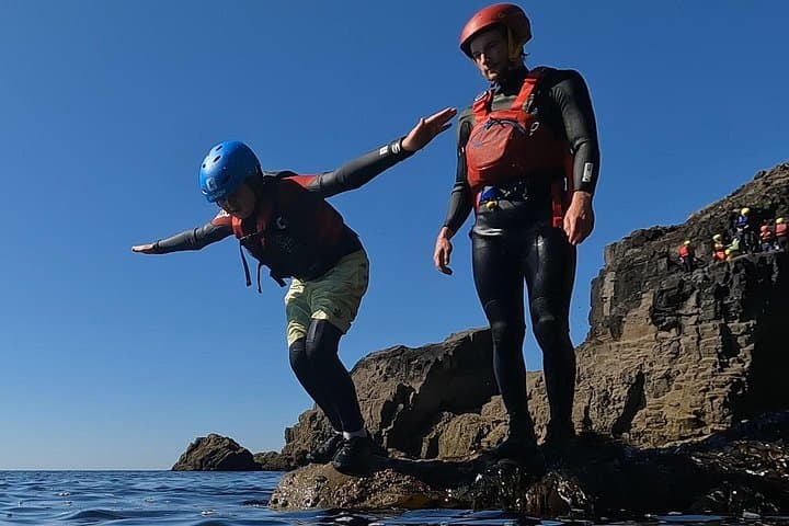 Coasteering near Tenby