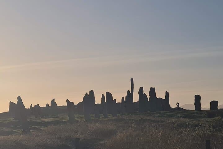 The world famous Calanais Standing Stones.