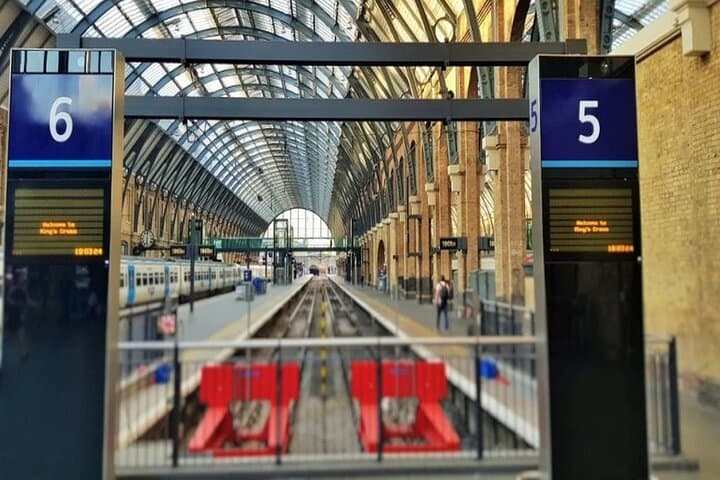These main access points to the platforms are to the rear of the trains