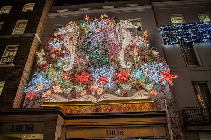 London Christmas Lights and History Walking Tour