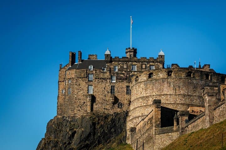 Edinburgh Castle: The stunning fortress perched on its volcanic rock.