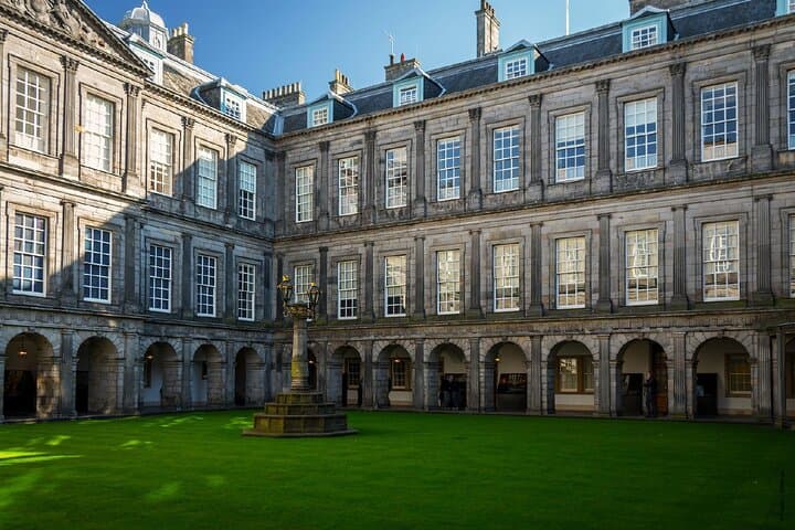Palace of Holyroodhouse: The official royal residence and its historic inner courtyard.