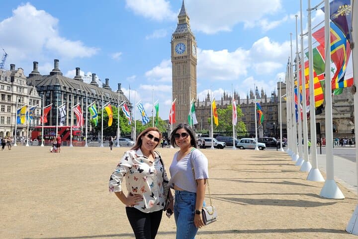 Enjoying Parliament Square