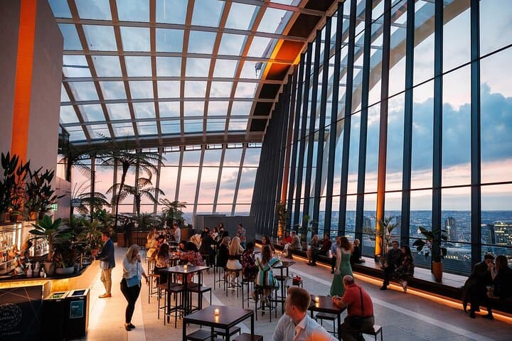 Sky Garden Access Ticket & 2 Course Dinner at Larch Restaurant
