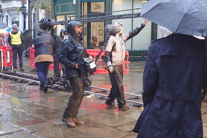 Filming at the Pub