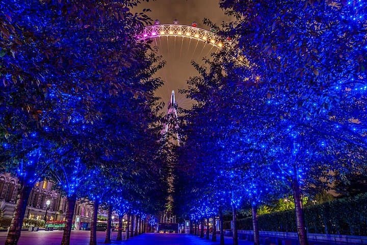 Photograph the Colourful Vista of the London Eye during a Private London
