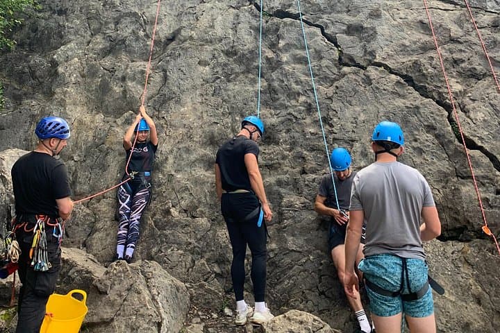 Beginner Climbing Adventure in South Wales