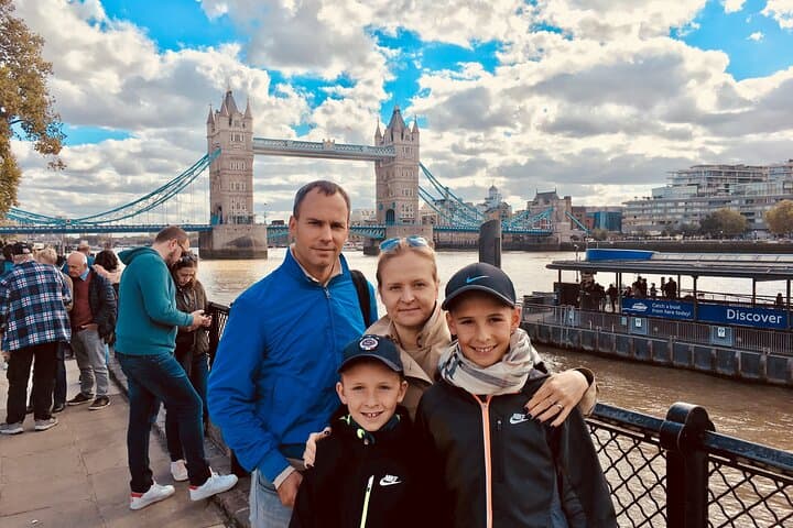 Taking in London's most famous bridge