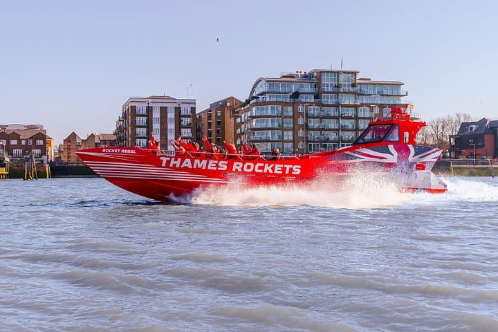 Travel at speeds up to 35mph down to Canary Wharf