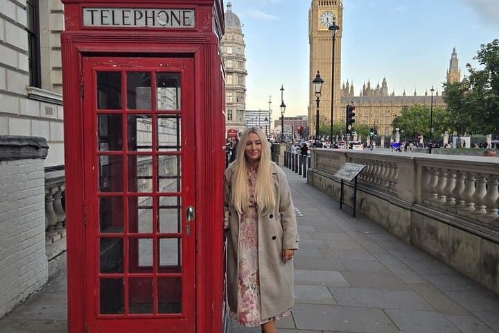 London Instagram Photo Private Black Cab Tour with Hotel Pick Up