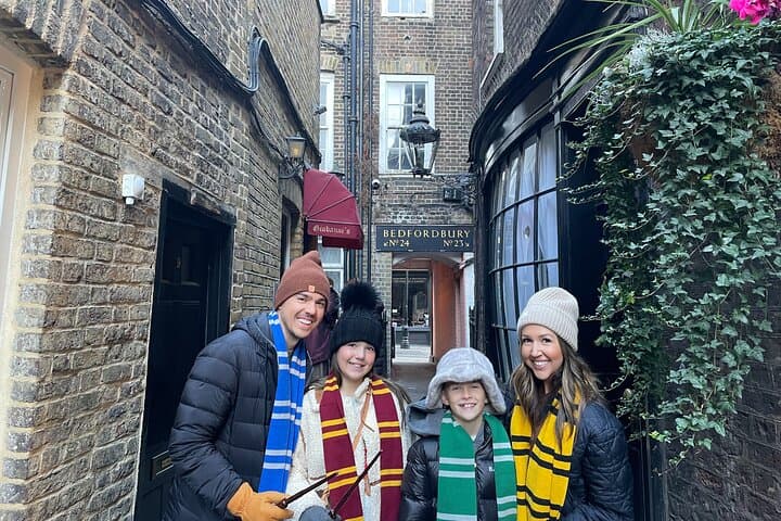 Guests down Diagon Alley