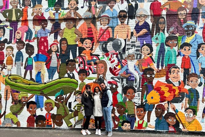A mural celebrating all of London