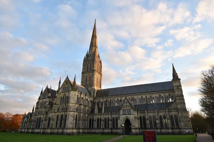 Sailsbury Cathedral which is home to one of the best copies of Magna Carta in the world.