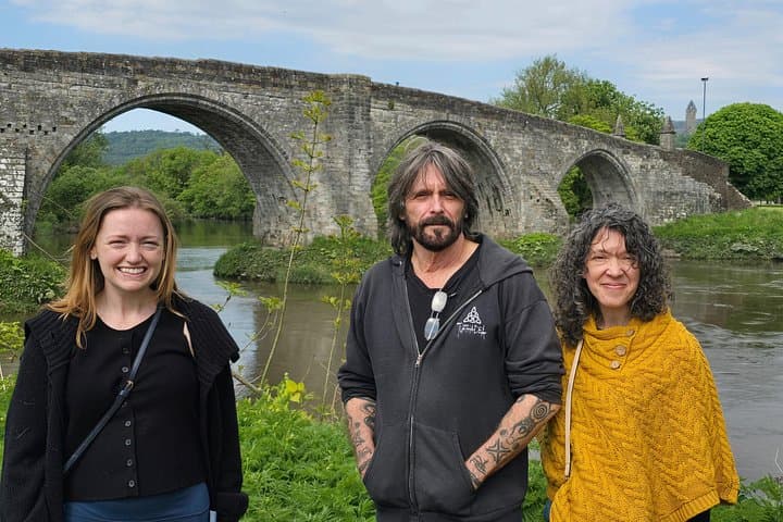 It was a privilege to welcome Casie, Danny and Becca of Tuatha Dea from Tennessee, who joined us on Tour in 2025. We then went and saw them perform in Edinburgh later on their tour. May 2025.