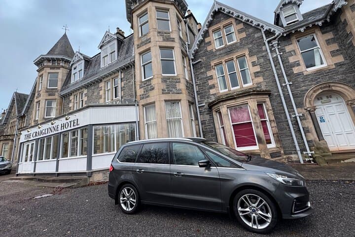 Edinburgh Airport private transportation to Hotel in Edinburgh