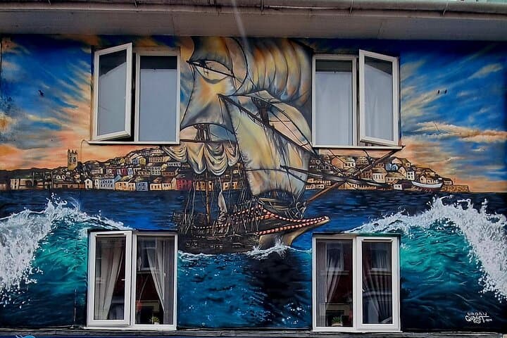 The Golden Hind. Painted 2025 on Absolute sales and Lettings.