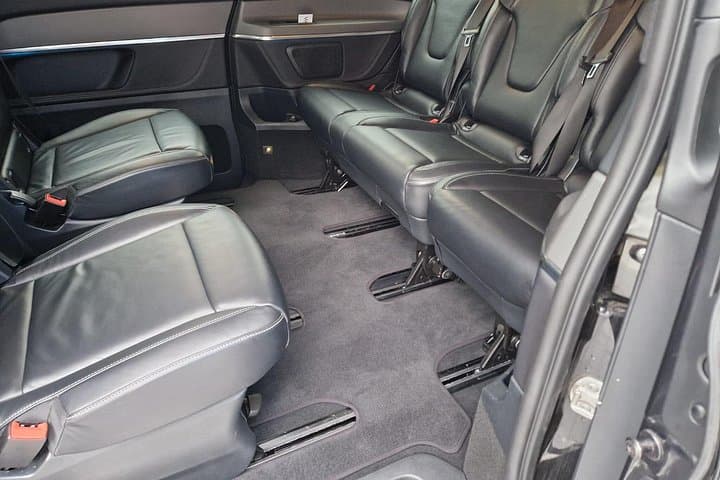 Every journey begins in a pristine, perfectly prepared Mercedes-Benz V-Class, ensuring luxury and comfort throughout.