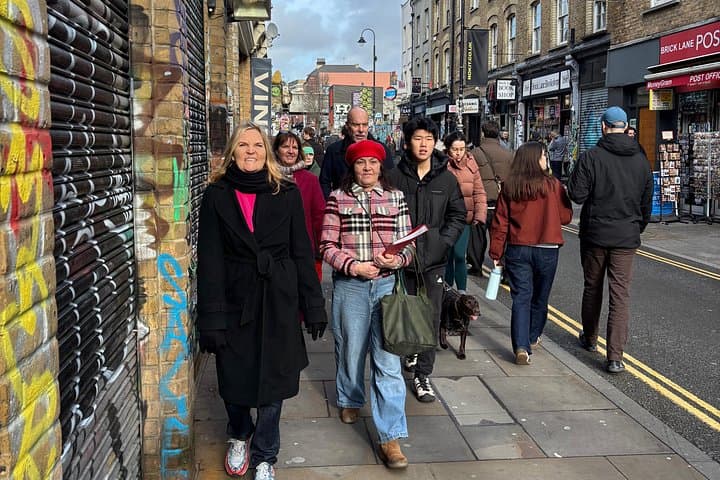 Walking down Brick Lane