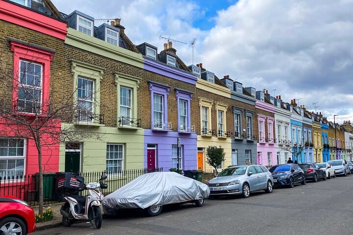Hartland Road and its colourful houses
