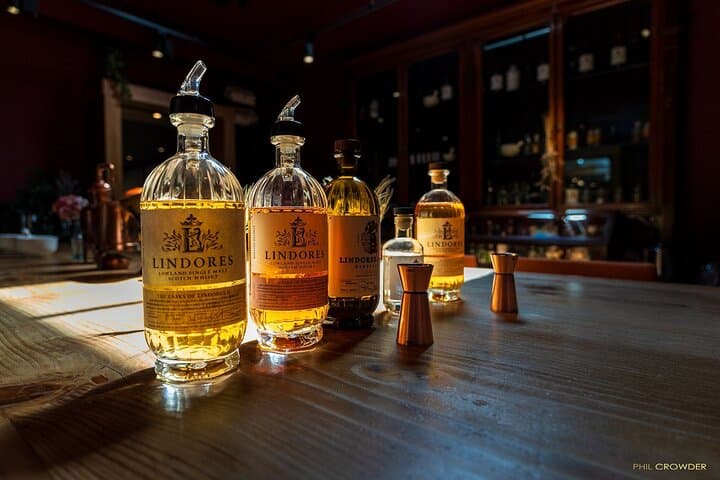 Tasting at the bar