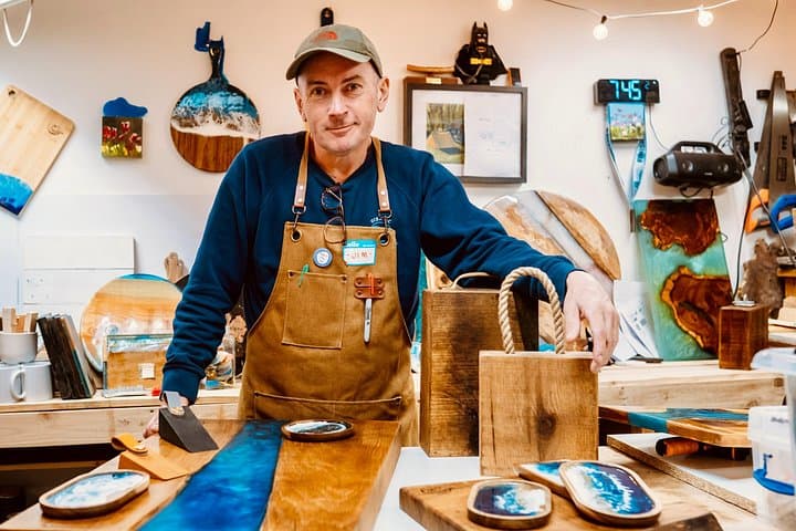 Beginner Epoxy Resin Class: Create Your Own Seascape Coasters