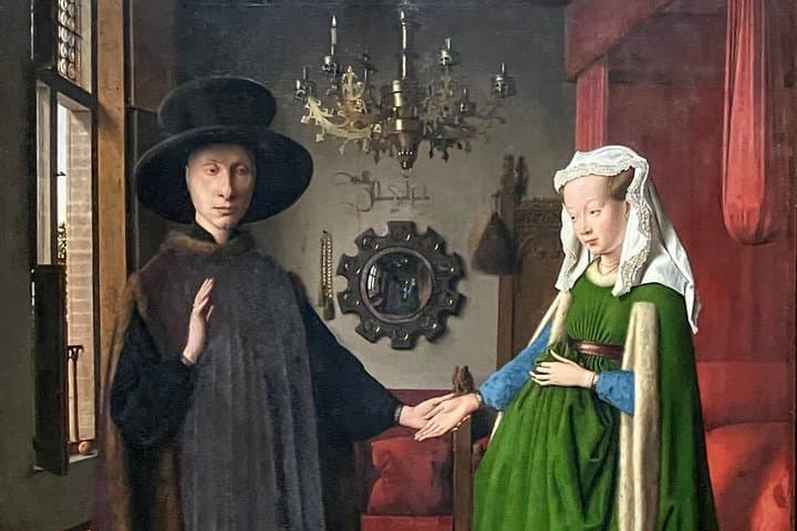 The Arnolfini Spouses by Jan van Eyck (detail)