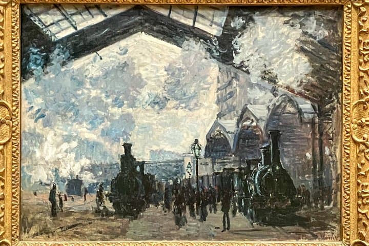 The Saint-Lazare Station by Claude Monet