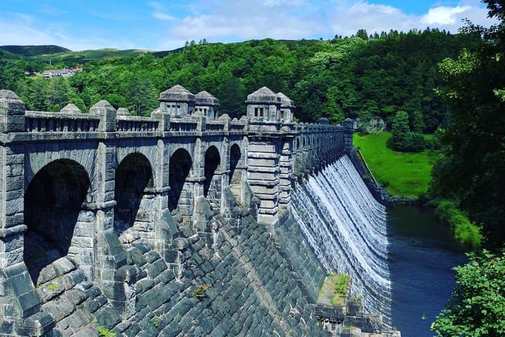 Lake Vyrnwy Day Trip Waterfalls Sculptures and Scenic Drives