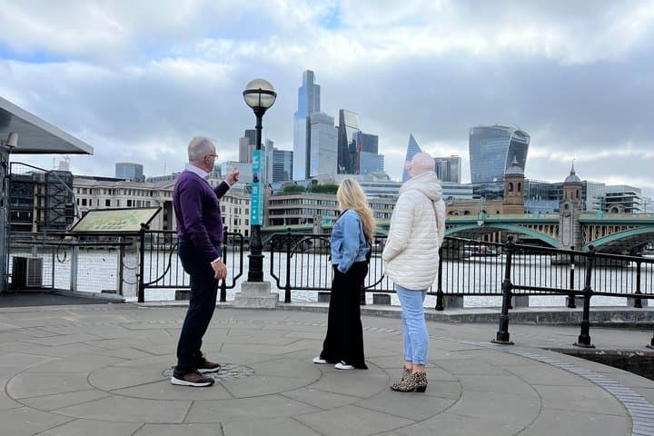 Southbank with great views across the Thames
