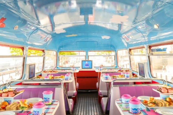 Peppa Pig Afternoon Tea London Bus Tour