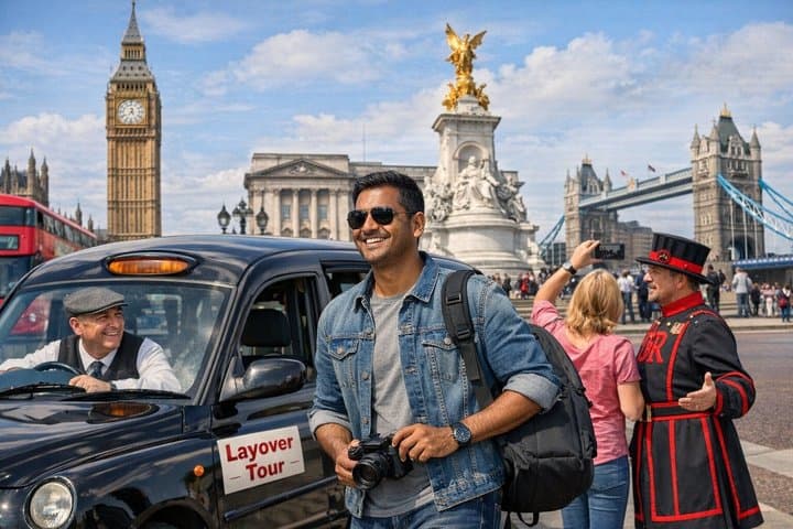 Private Layover Tour of London From Heathrow Airport by Black Cab