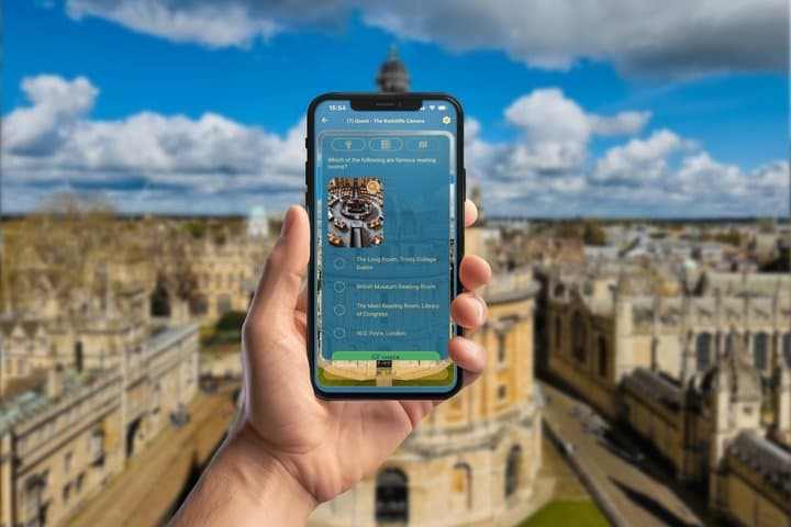 Oxford Exam GPS App Walking Tour Mobile Game